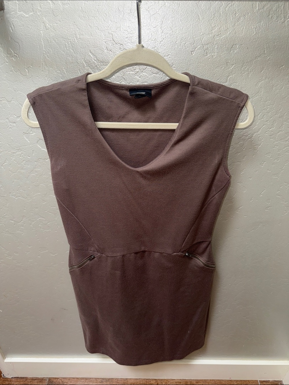 Sleeveless V-Neck Sheath Dress